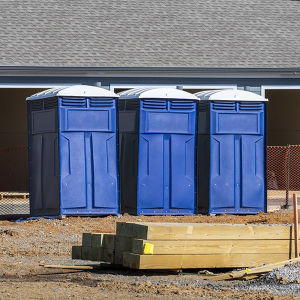 how can i report damages or issues with the porta potties during my rental period in Olio IL